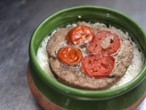 چلو کباب تابه‌ای