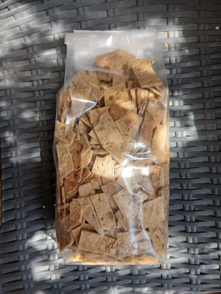 نان کامل گندم خشک شده
